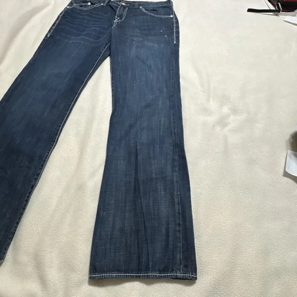Rock and Republic Jeans Men's Size 36x34 Straight Leg Dark Wash Rebellion R5101